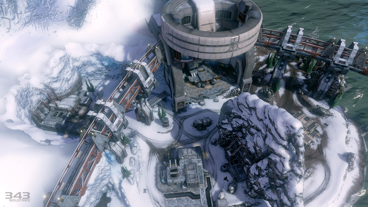Halo 4 screenshots showcase sprawling 'Longbow' map Neoseeker