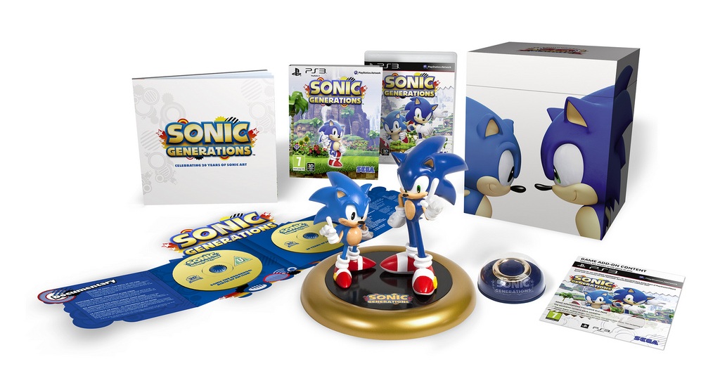 Europeonly Sonic Generations CE features Sonic figurine, soundtrack Neoseeker