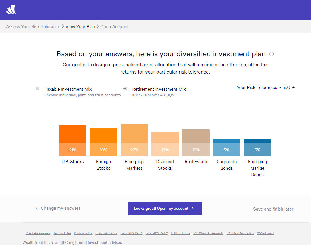 Wealthfront Review
