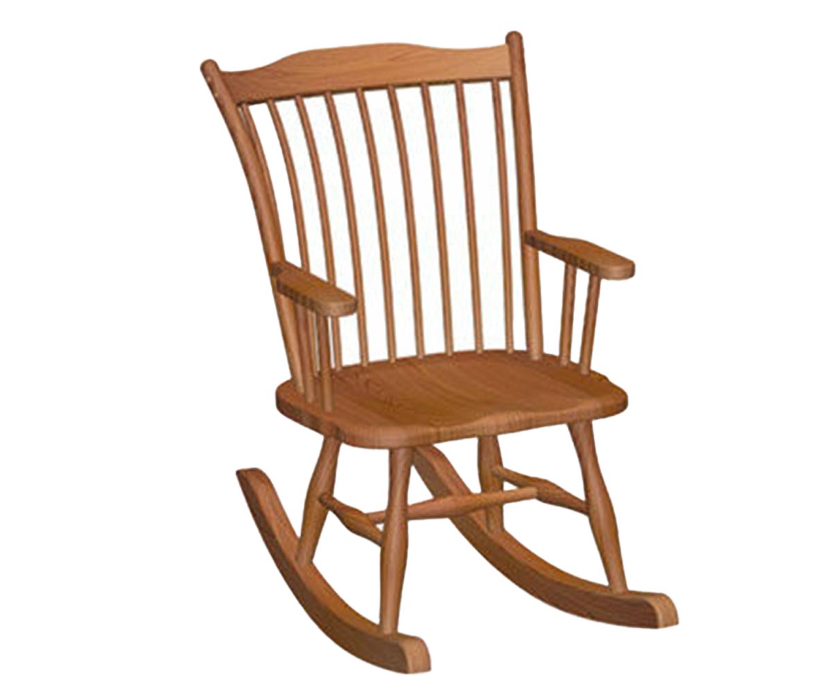 Arch Back Rocker Stoll Furniture Company Odon, Indiana.