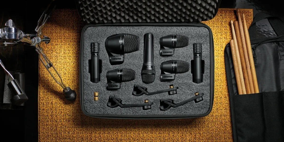 SHURE PGADRUMKIT7 7Piece Drum Microphone Kit Satchman Shop