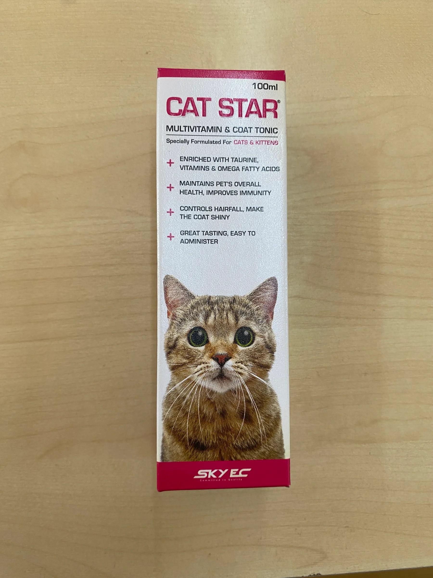 CAT STAR Multivitamin & Coat Tonic 100ml Petvolusi