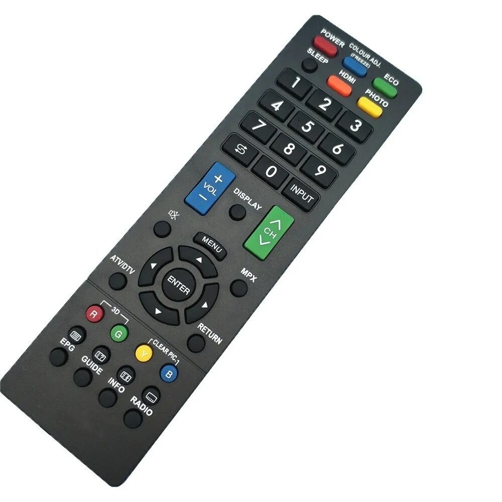 MasterD Remote Control for Sharp MULTI LED TV Model：RML1238
