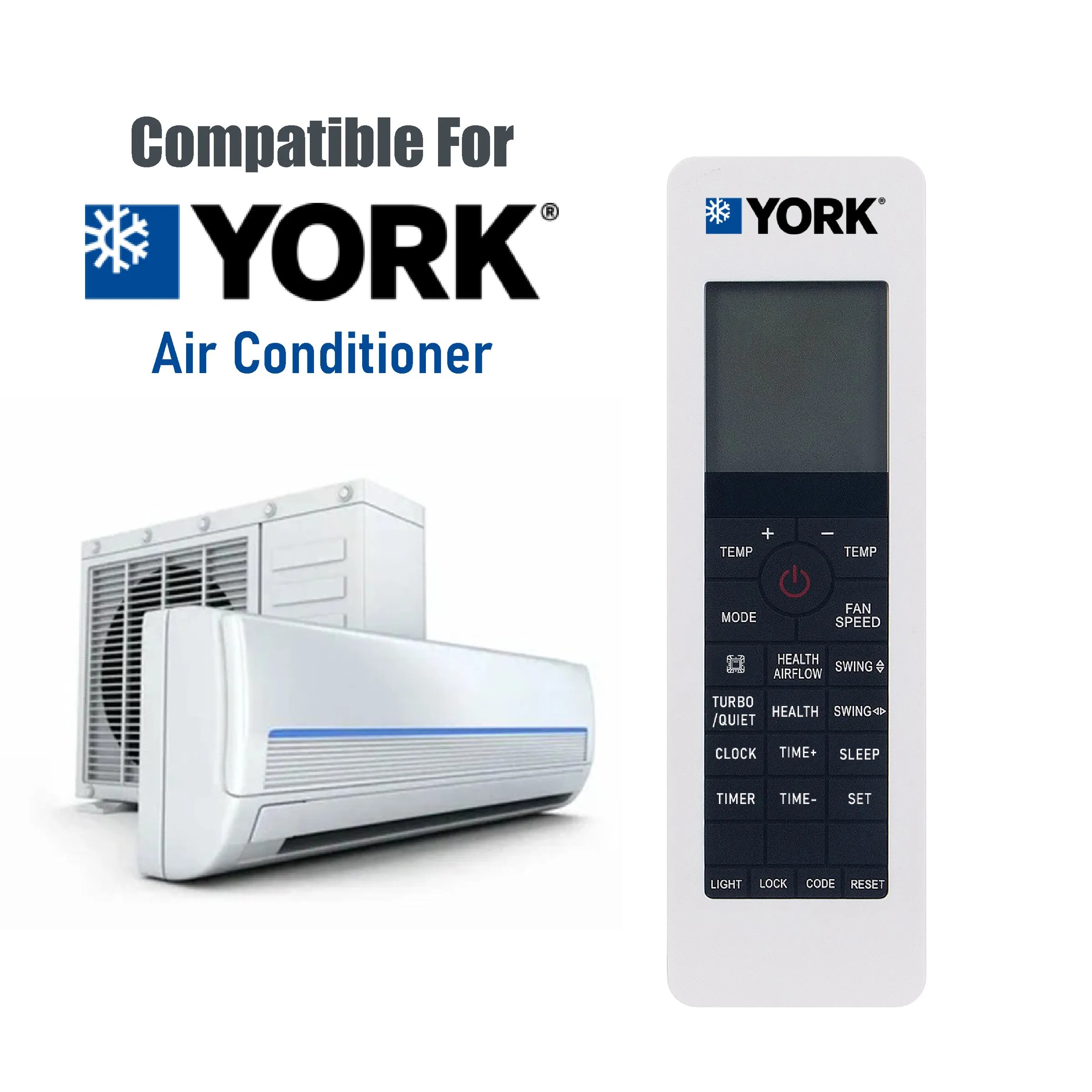 MasterD York Multi Air Cond Remote Control BIG Model YorkQ7R