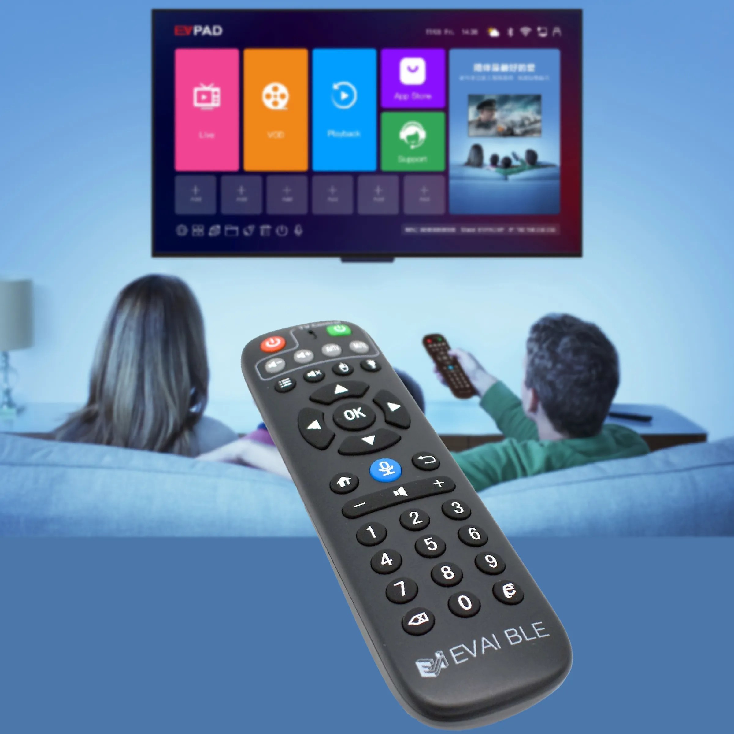 EVPAD VOICE REMOTE CONTROL WITH USB Model EVVOICE Number One