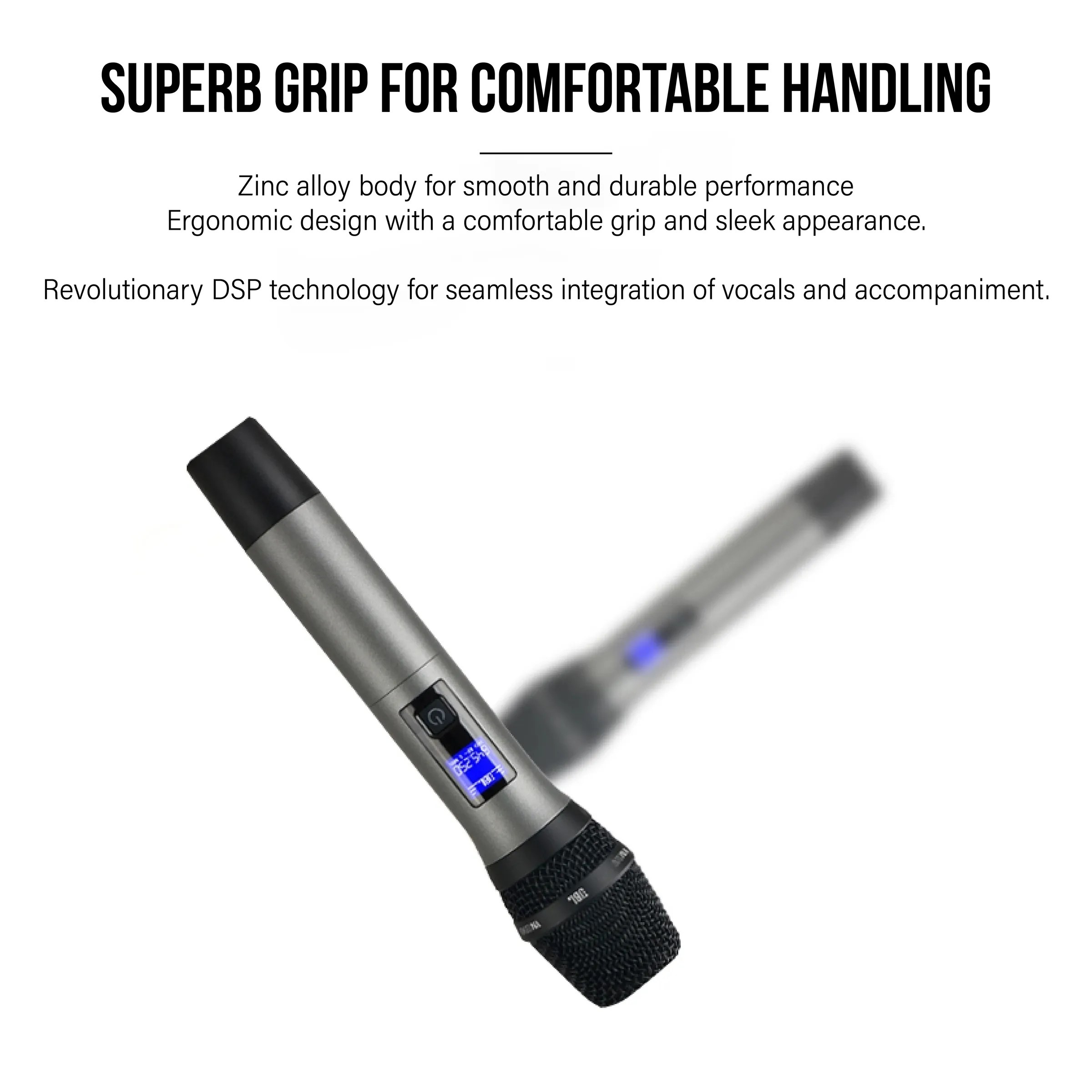 JBL UHF DUALCHANNEL WIRELESS MICROPHONE Model VM200 Number One