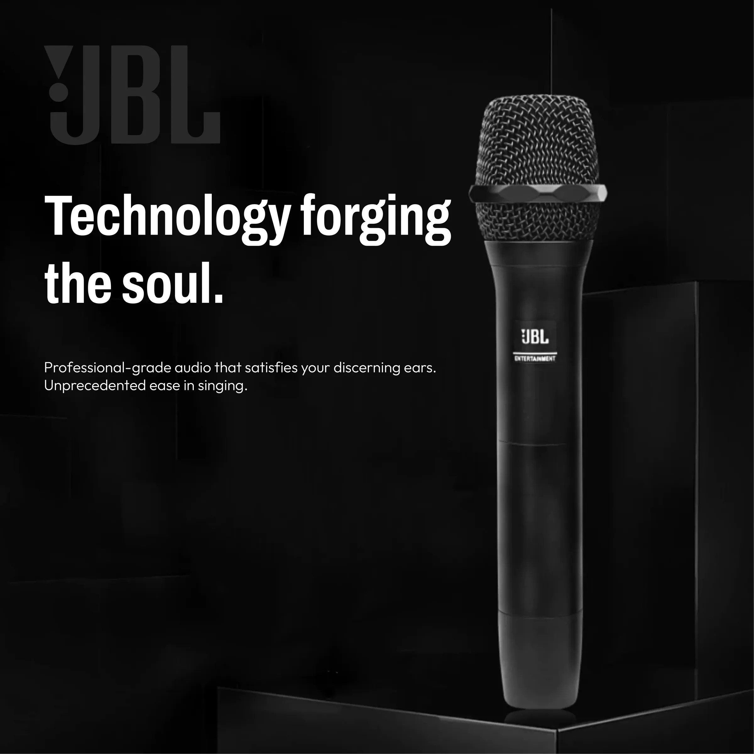 JBL UHF DUALCHANNEL WIRELESS MICROPHONE Model VM300 Number One