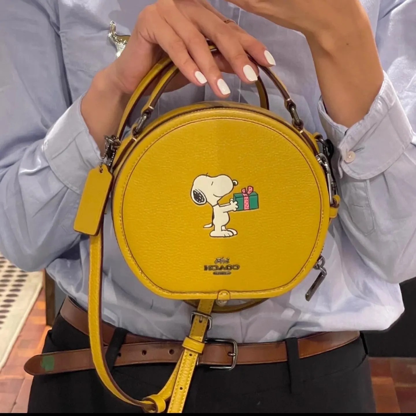 COACH Peanuts Canteen Crossbody Bag Vinee Bag