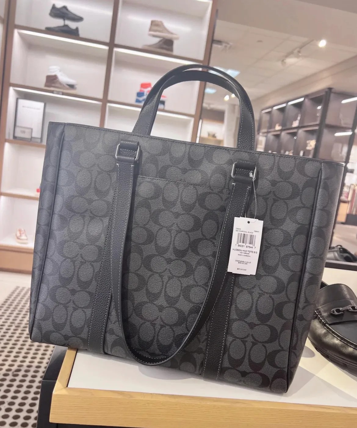 COACH Hudson Double Handle Tote Bag Vinee Bag