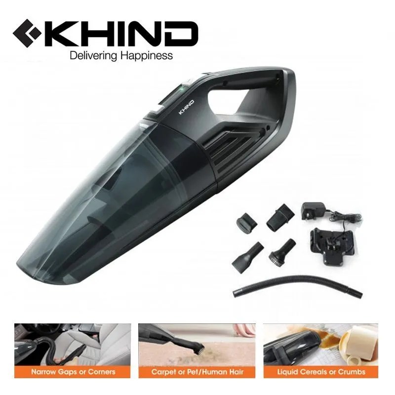KHIND Home Handheld Cordless Vacuum Cleaner With Multipurpose