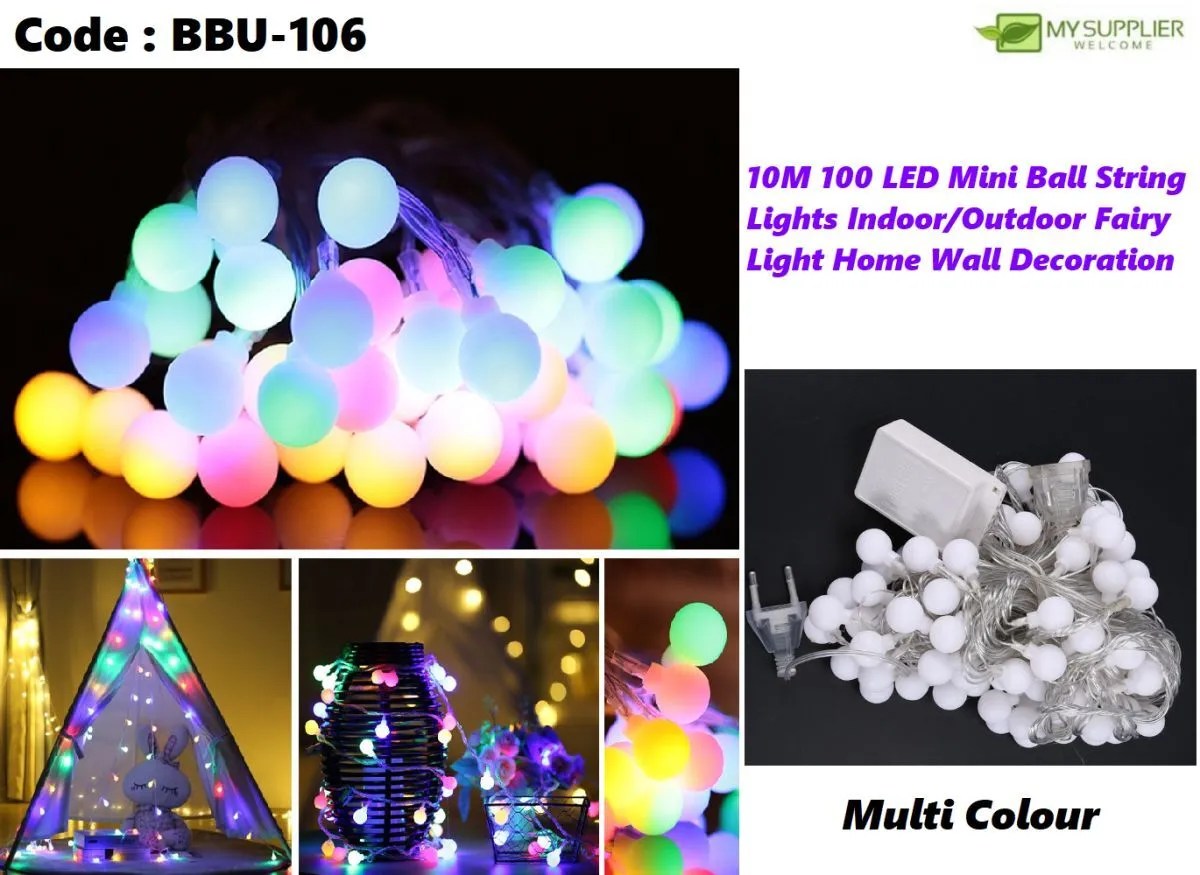 Outdoor Coloured Fairy Lights