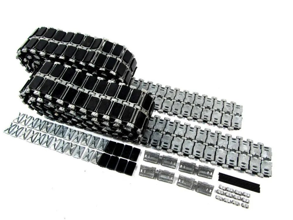 MATO Metal Upgrade American M1A2 Abrams Metal Tracks with Rubber Pads