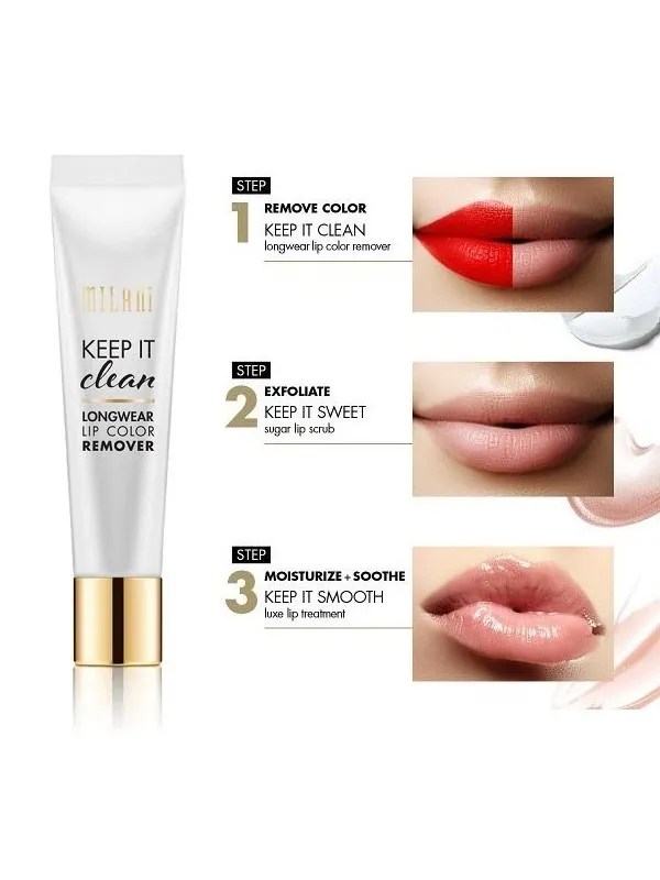 Milani Keep It Clean Longwear Lip Color Remover Beautyspot Malaysia