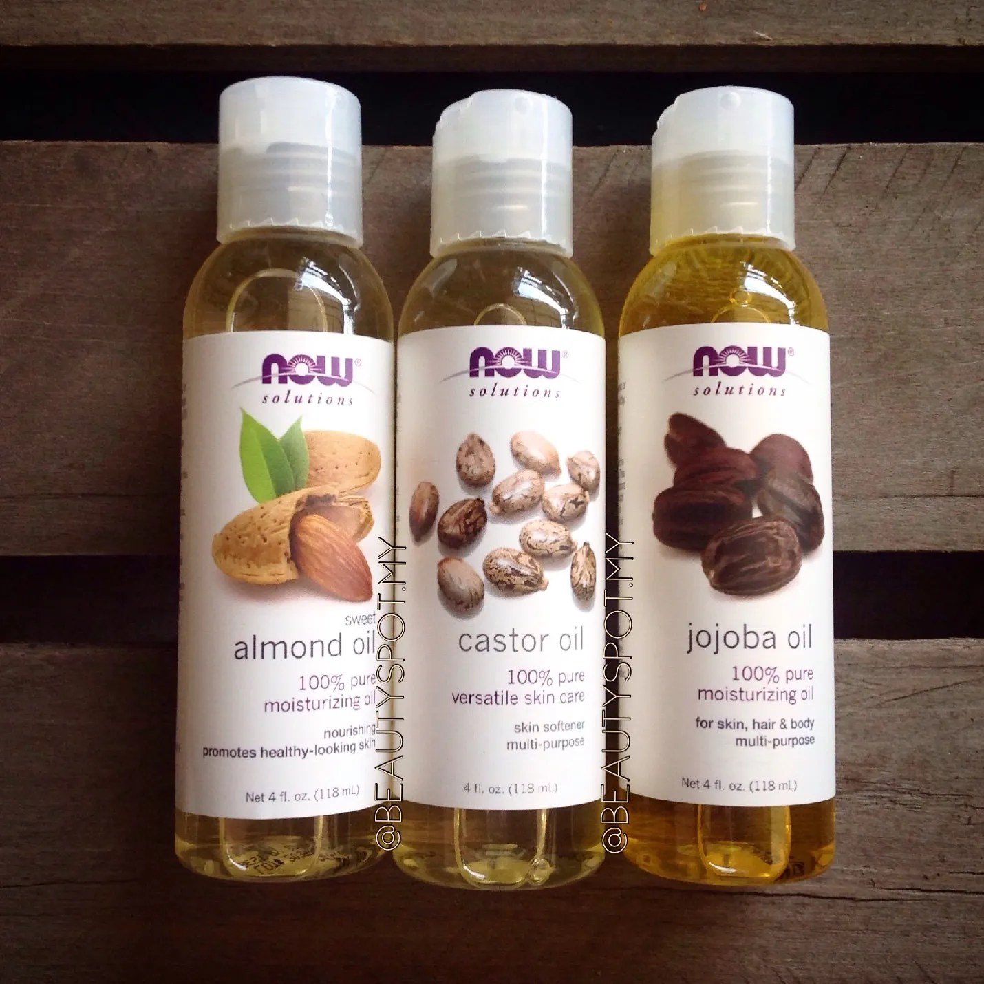 Now Foods Solutions Sweet Almond Oil 4 oz Beautyspot Malaysia's