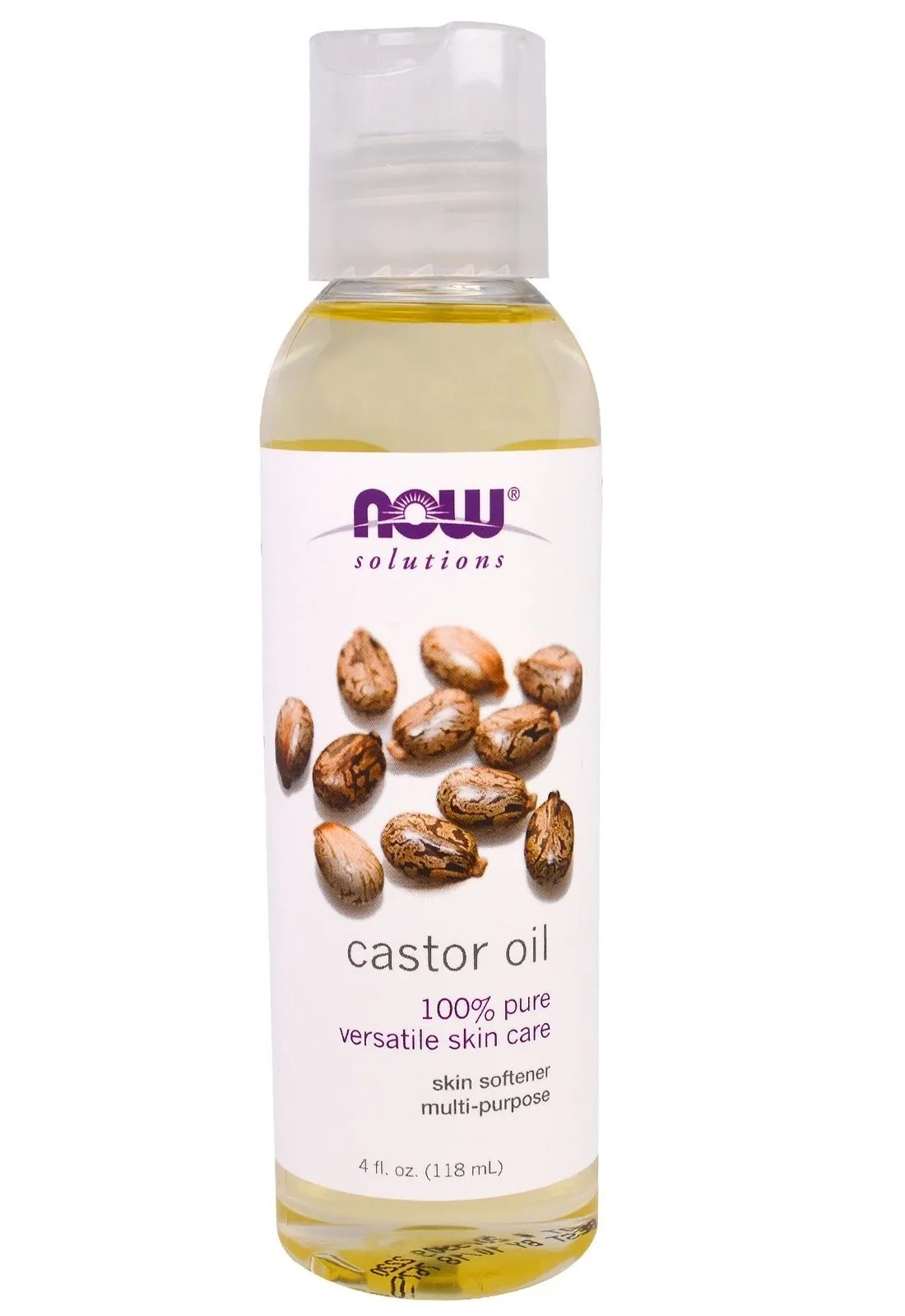 Now Foods Solutions Castor Oil 4 oz Beautyspot Malaysia's Health