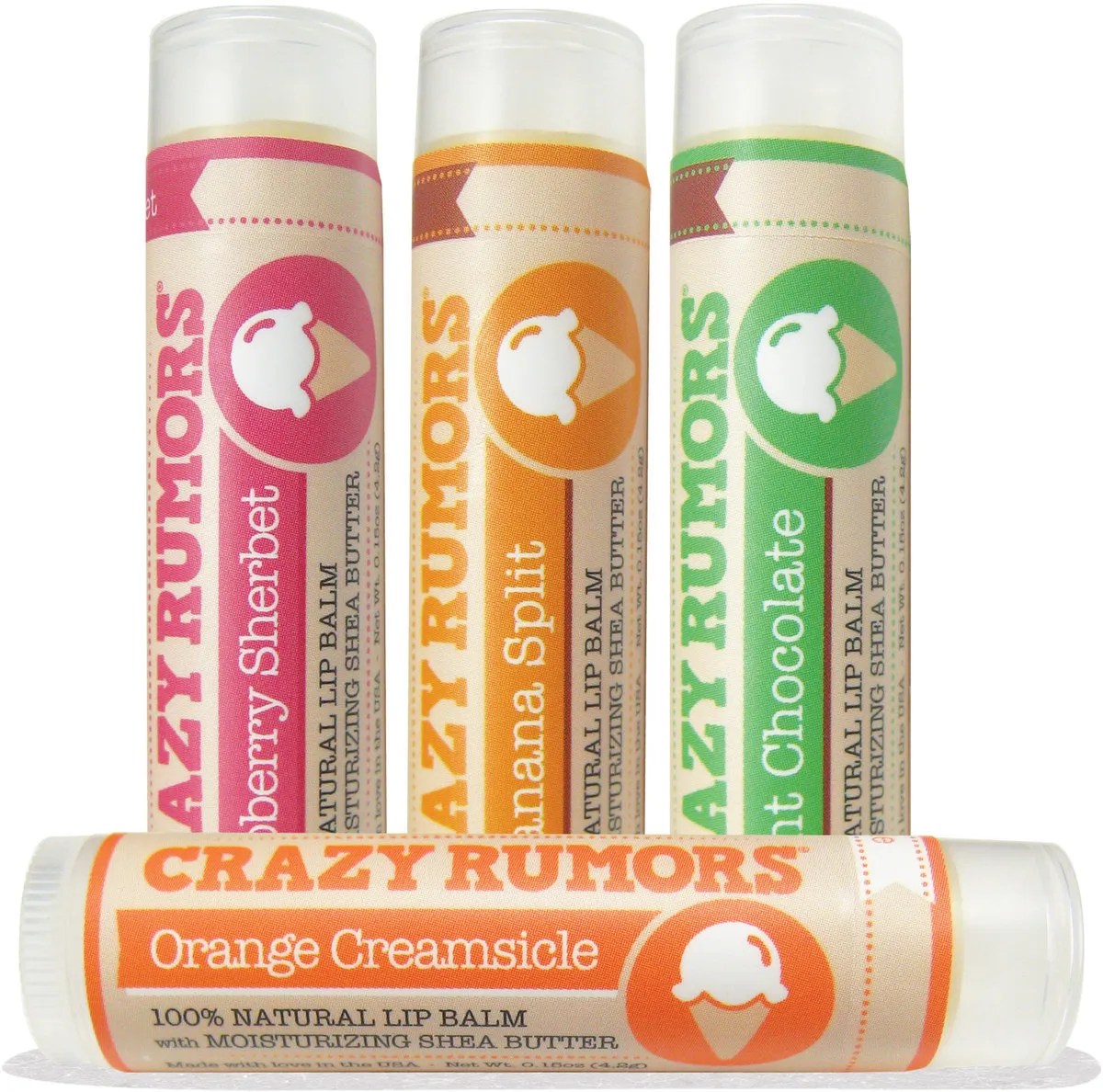 Crazy Rumors Ice Cream Flavoured Lip Balm Collection Beautyspot Malaysia's Health & Beauty
