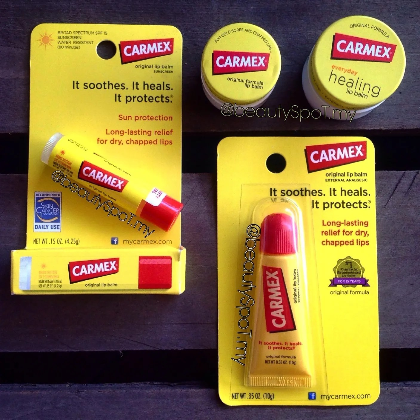 Carmex® Classic Lip Balm (Medicated) Original Jar (Choose your size