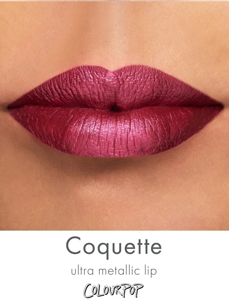 COLOURPOP Ultra Metallic Lip ILUVSARAHII Coquette Beautyspot