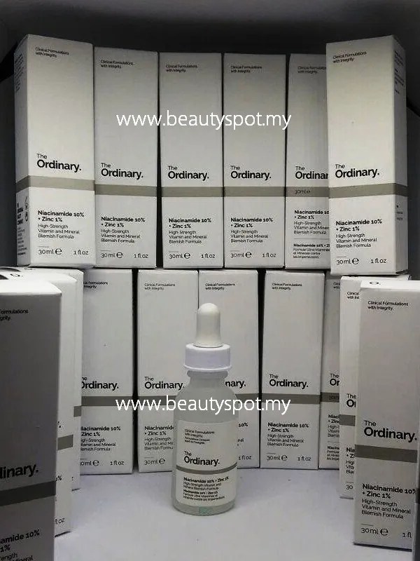 The Ordinary Niacinamide 10 + Zinc 1 Beautyspot Malaysia's Health