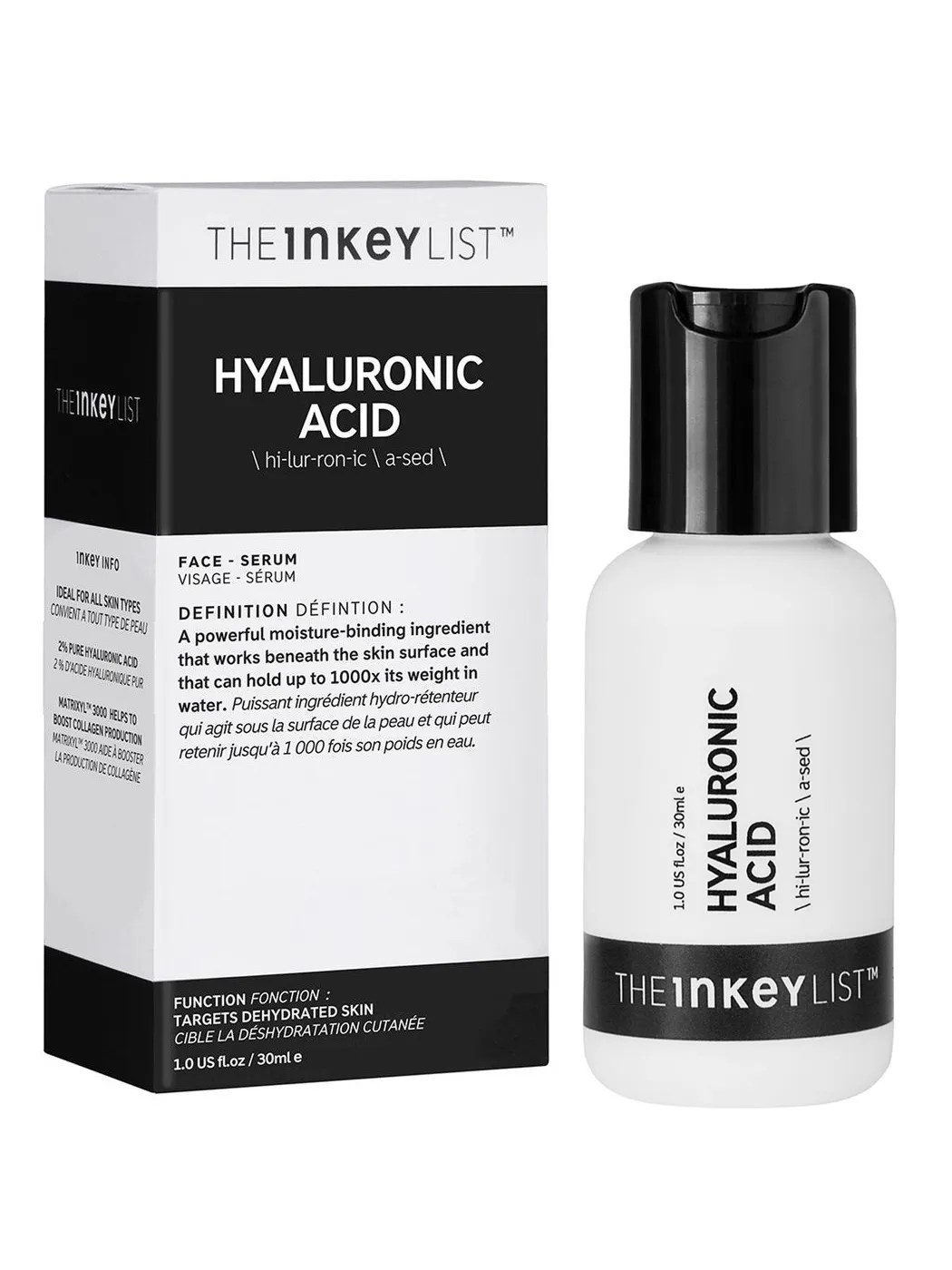 The INKEY List Hyaluronic Acid Serum 30ml Beautyspot Malaysia's