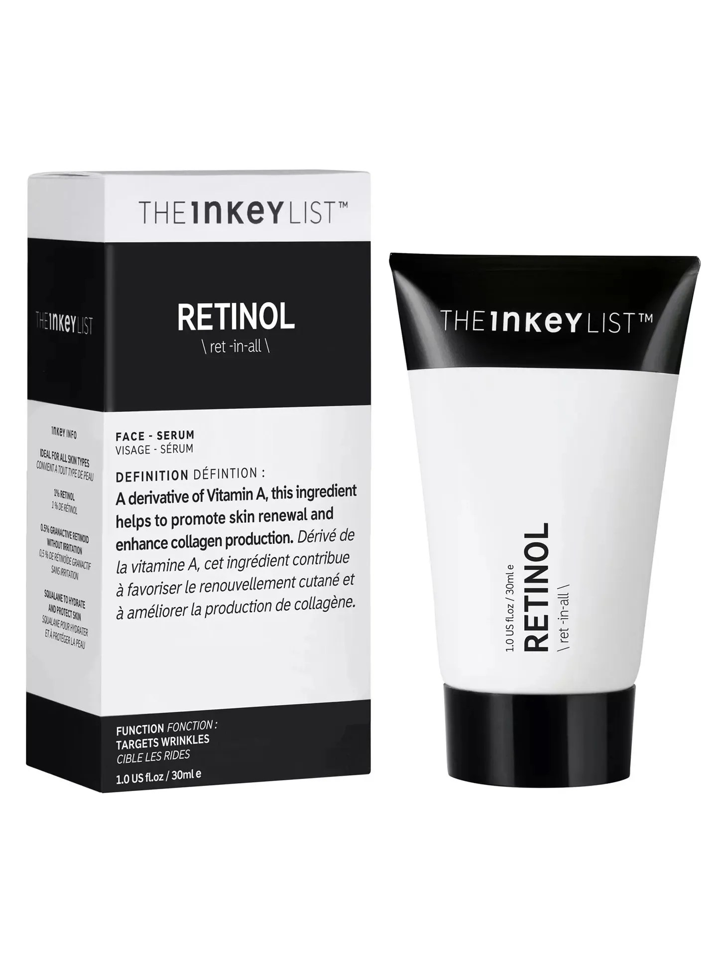 The INKEY List Retinol Serum 30ml Beautyspot Malaysia