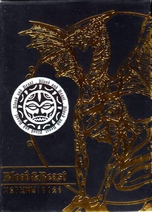 Blood and Beast (GoldGilded) Playing Cards Online Magic Store Games4U