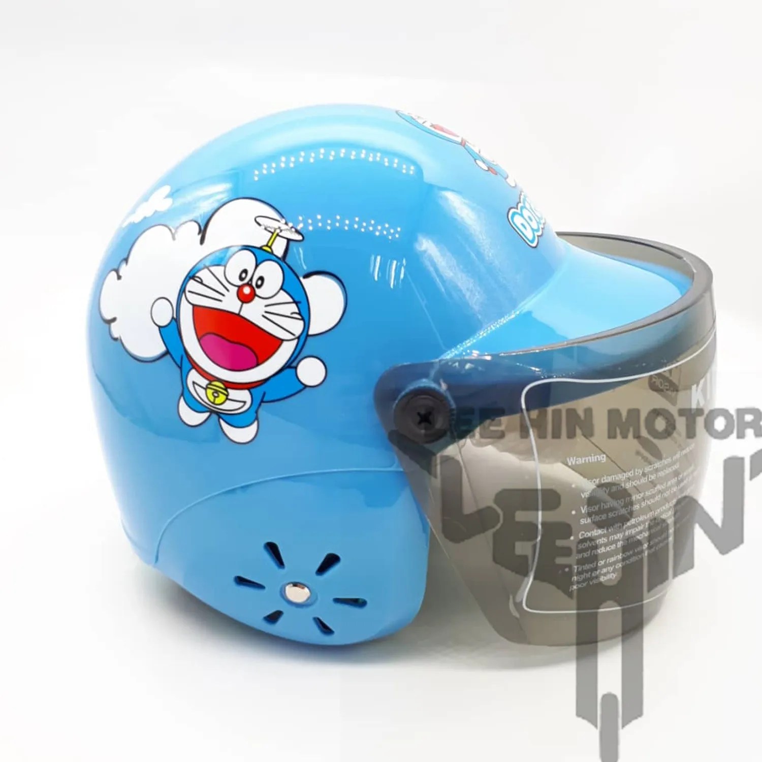 Helmet Kids Doraemon_Blue Lee Hin Motor