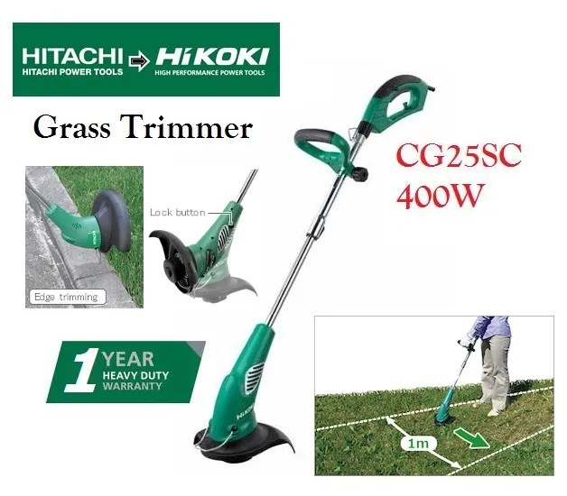 Hitachi 400W (10") 250mm Electric Grass Trimmer MY Power Tools
