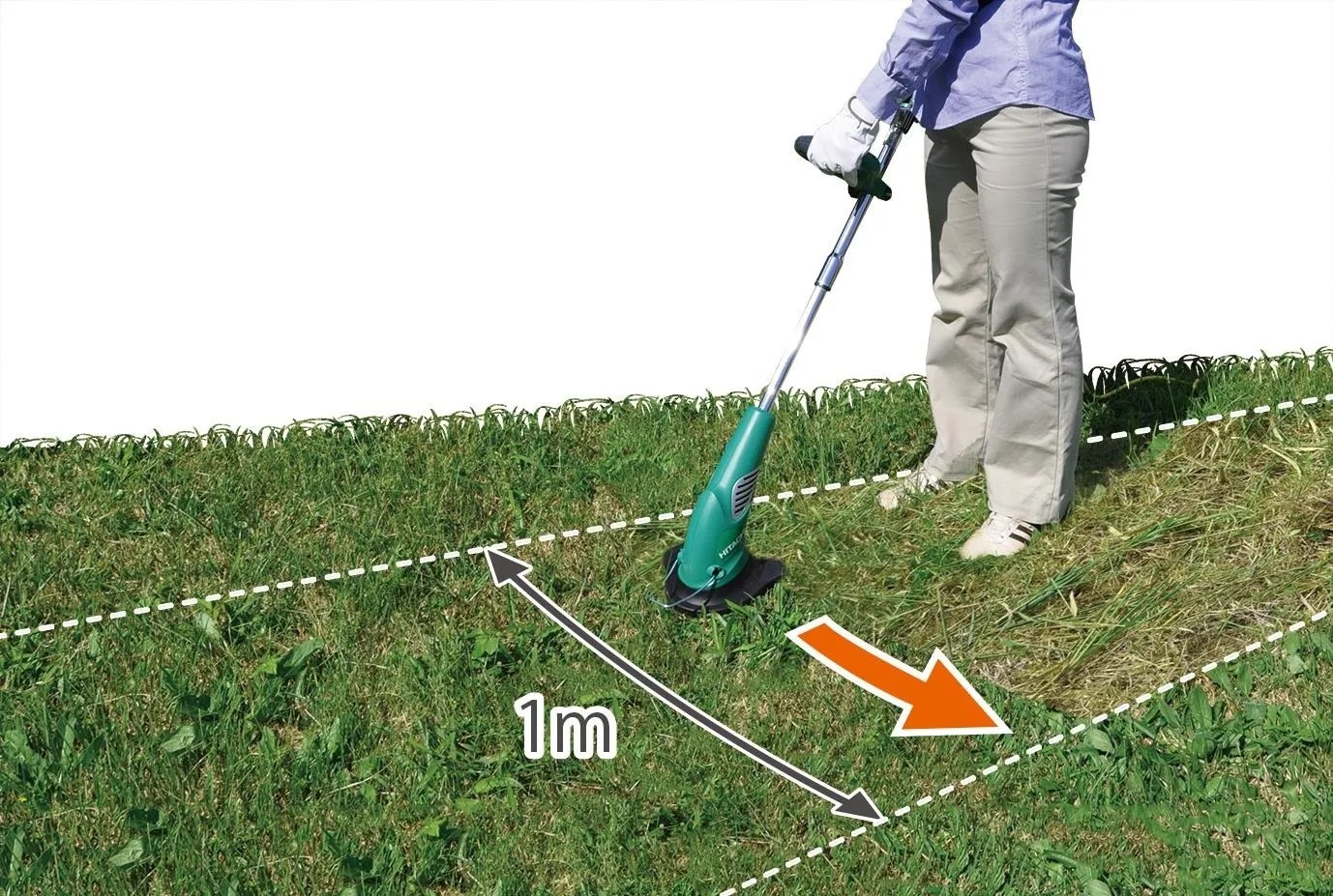 Hitachi 400W (10") 250mm Electric Grass Trimmer MY Power Tools