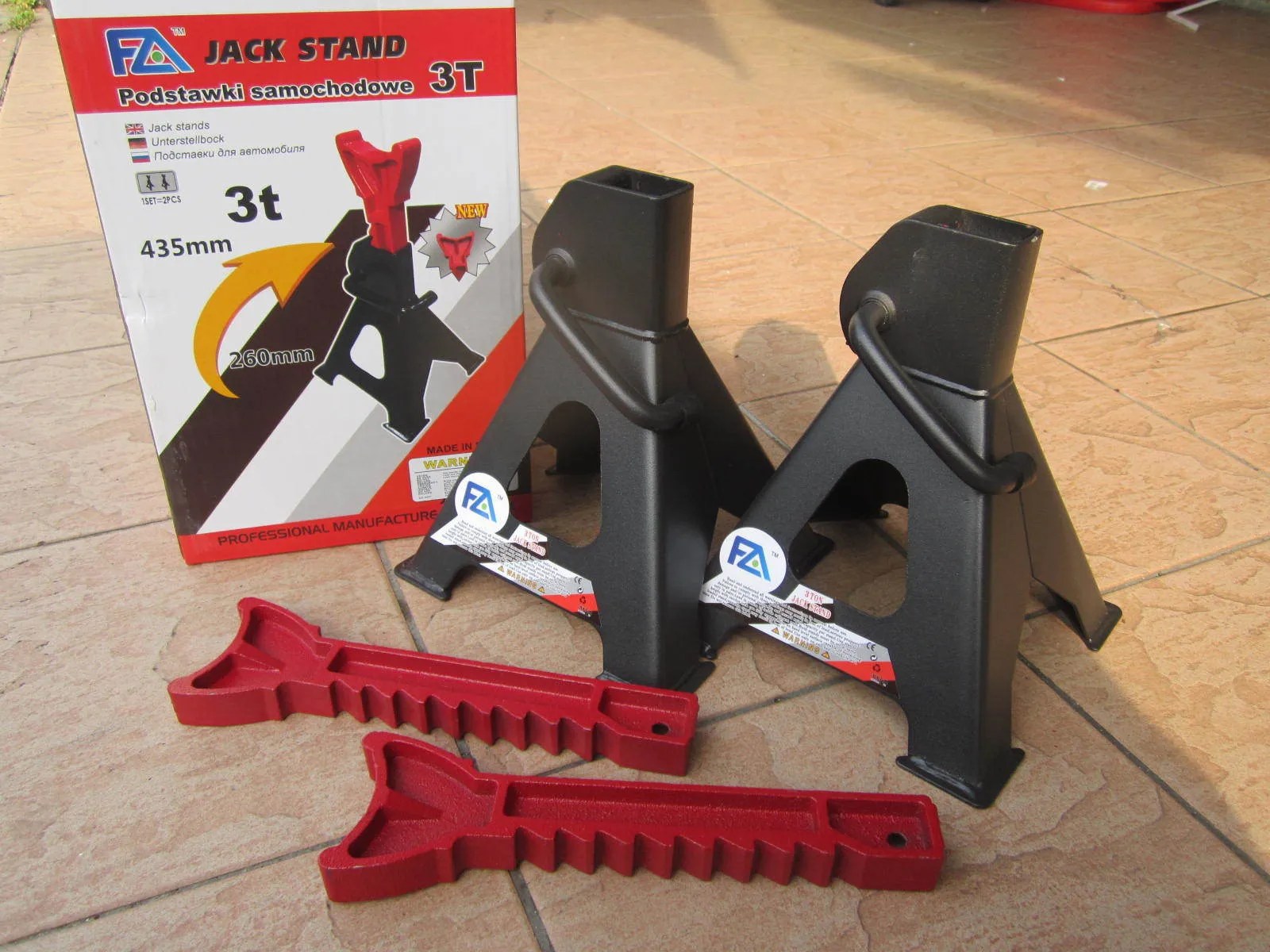 FA Advance 3 Ton Steel Garage Jack Stand (per pair) MY Power Tools