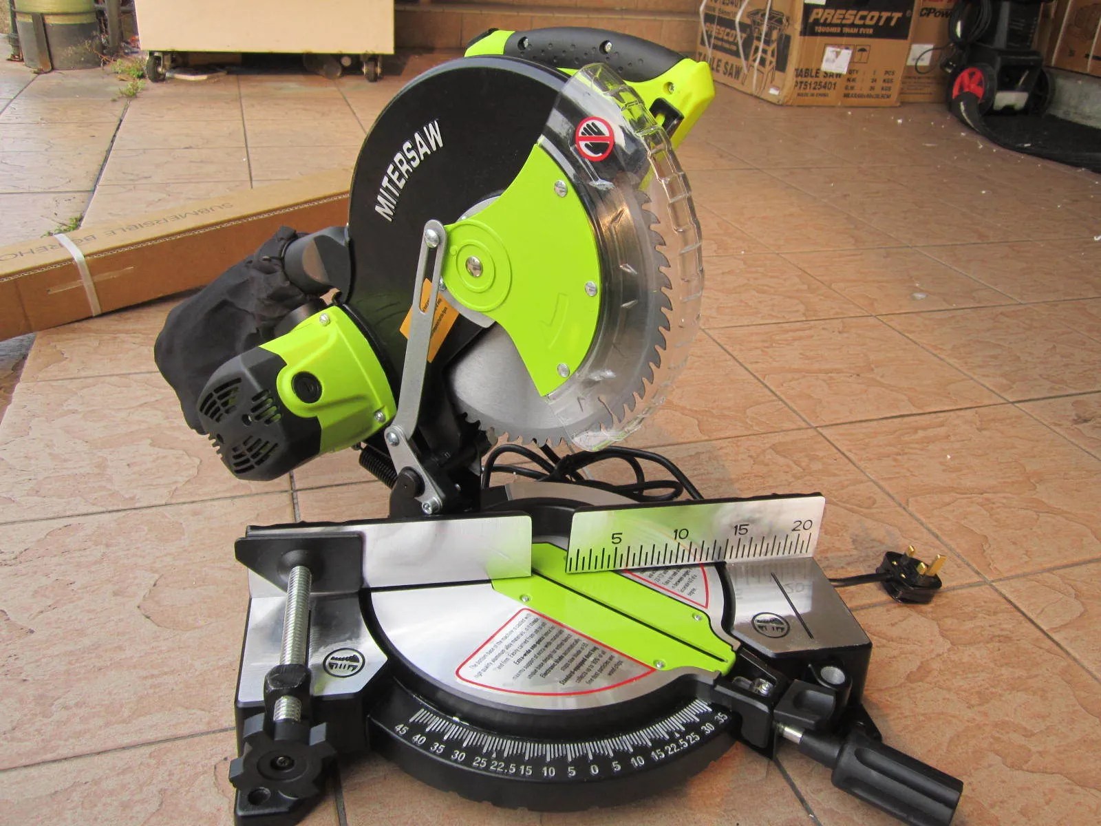 Prescott 1800W (10") 255mm Belt Driven Miter Saw MY Power Tools