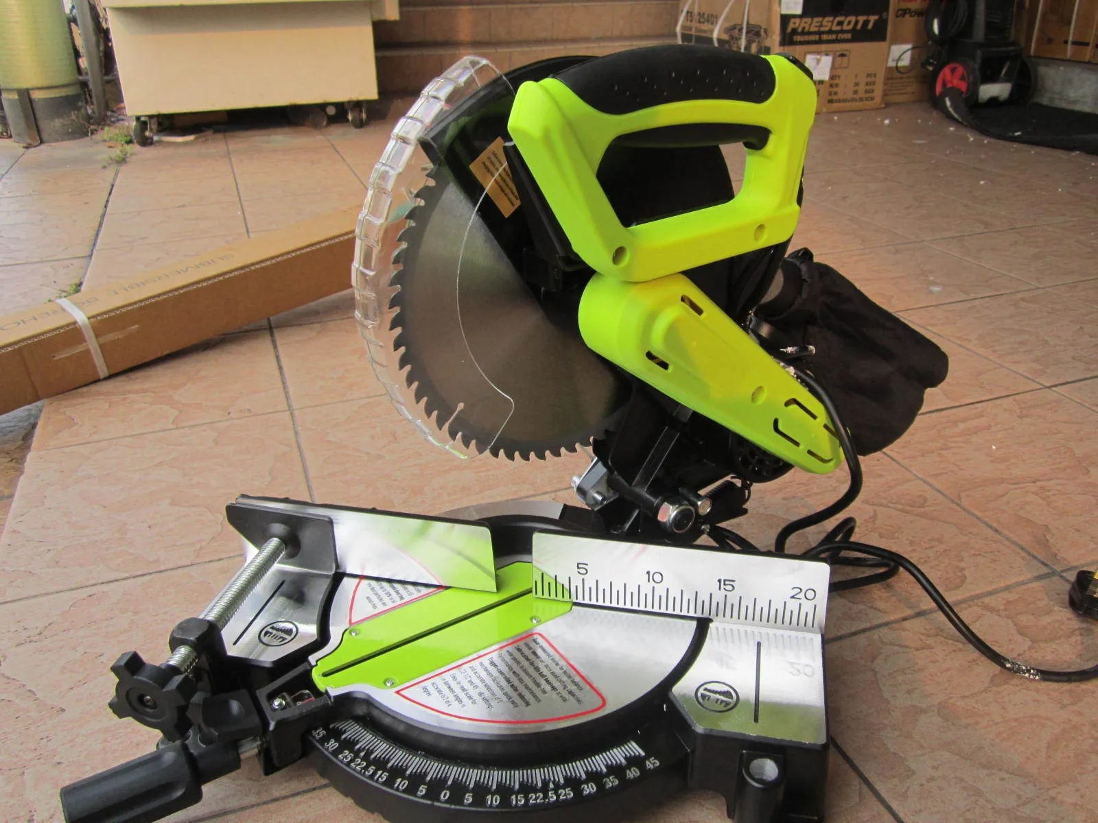 Prescott 1800W (10") 255mm Belt Driven Miter Saw MY Power Tools