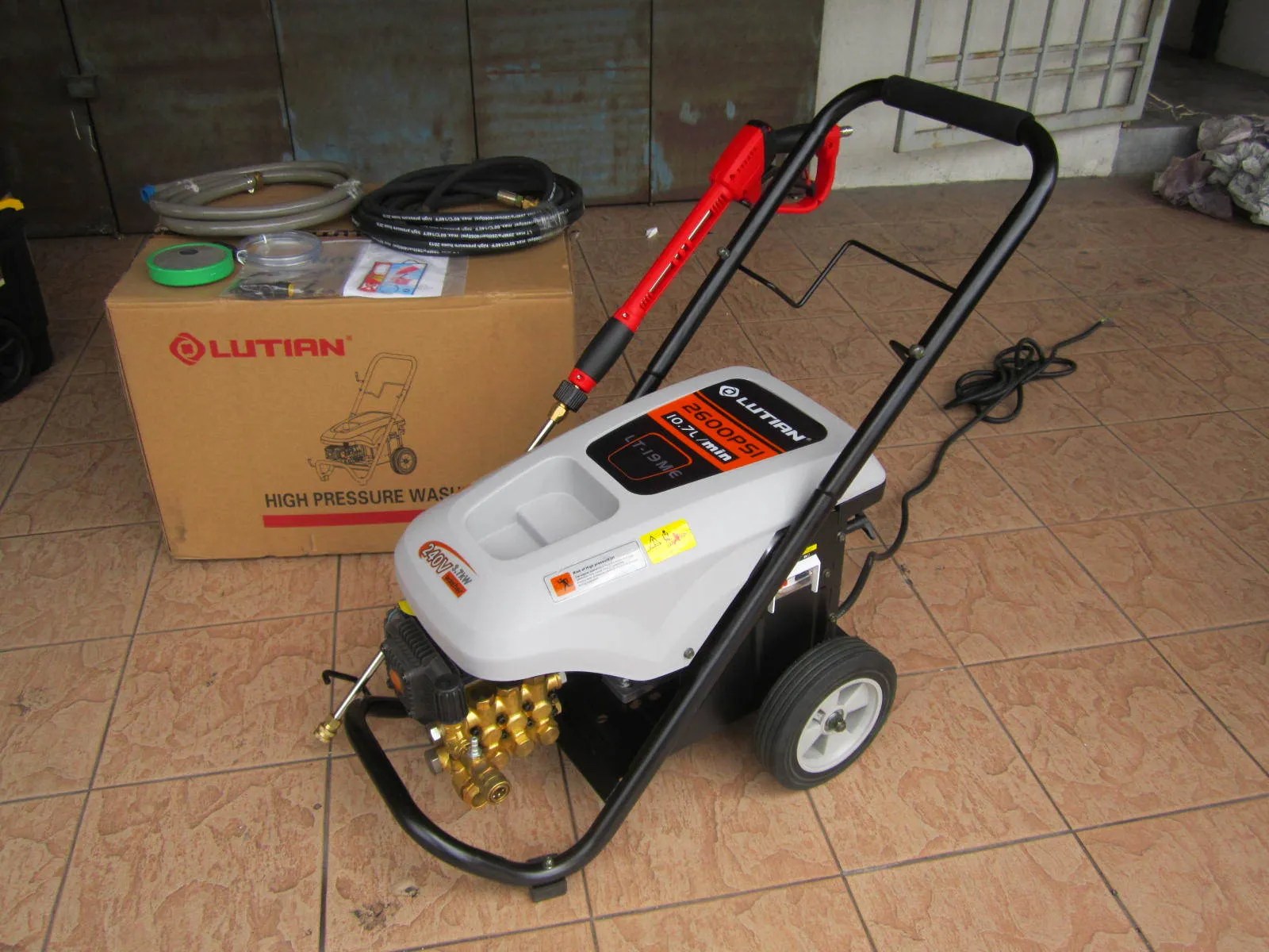 Lutian 5.0HP (3.7kW) 180Bar Commercial High Pressure Washer MY Power