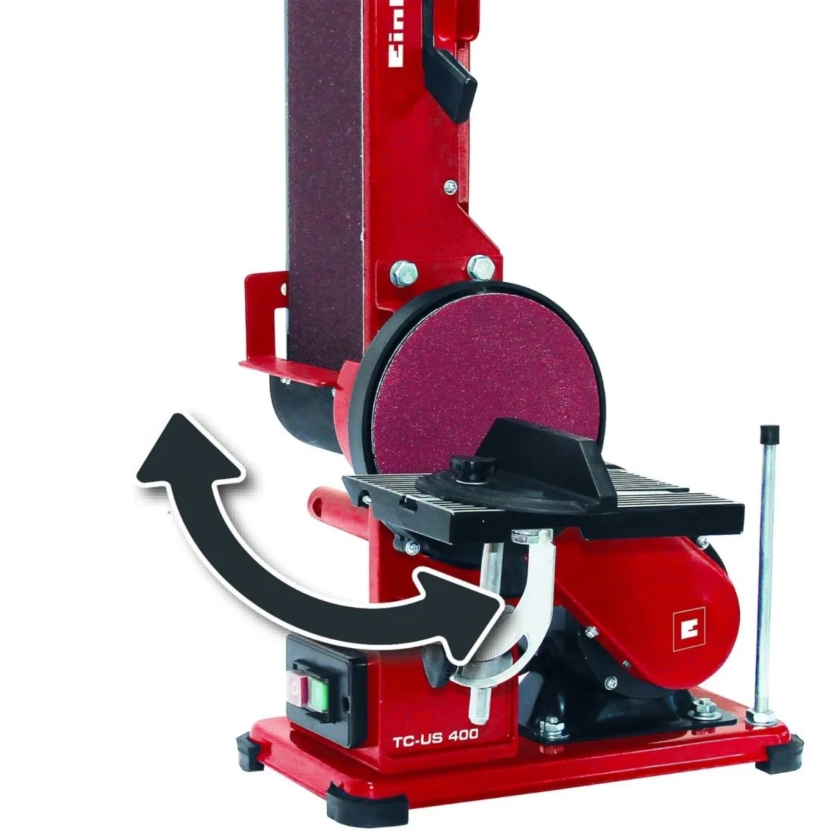 Einhell 375W Upright Belt and Disk Grinder Sander MY Power Tools