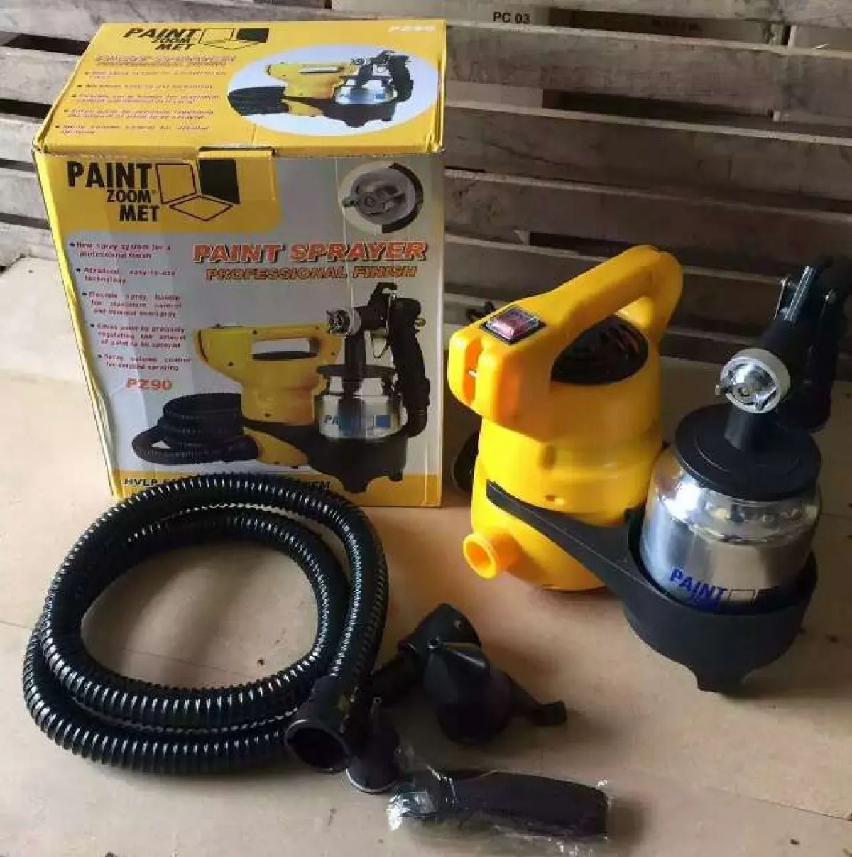 Paint Zoom Met 1.0mm HVLP Electric Paint Sprayer MY Power Tools