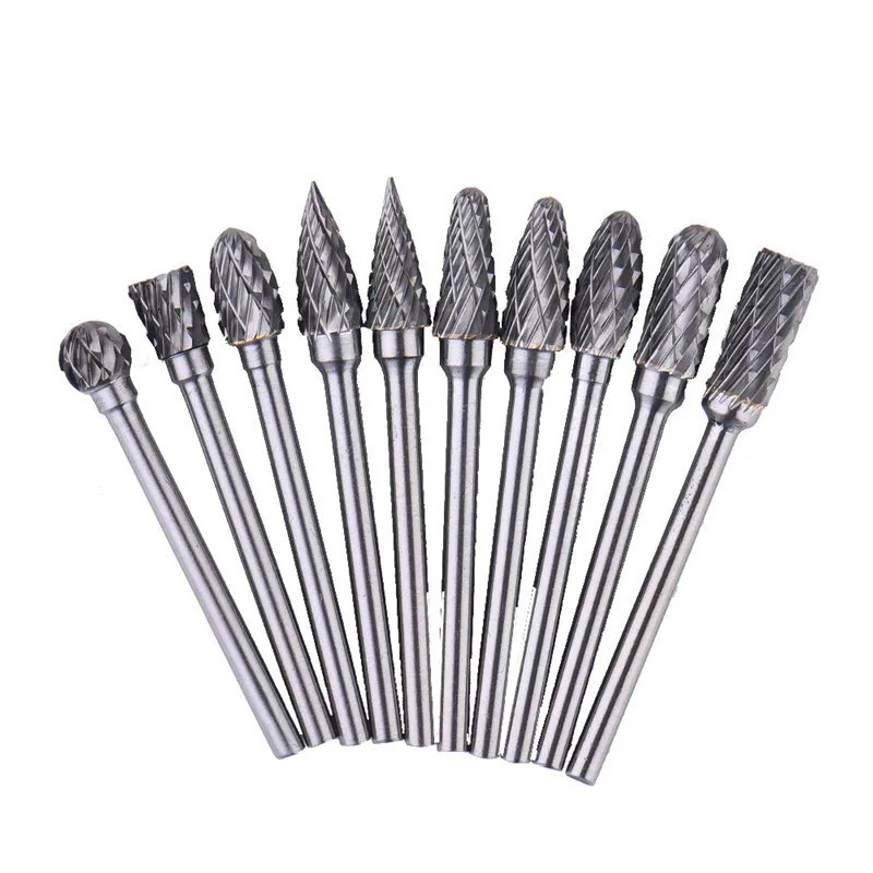 MY Professional 10pcs Tungsten Carbide Rotary Burrs Set MY Power Tools