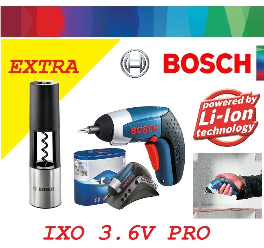 Bosch IXO 3 Professional Cordless Screwdriver Promo Set MY Power Tools