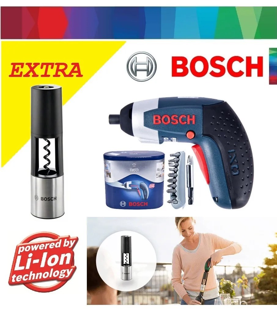 Bosch IXO 3 Professional Cordless Screwdriver Promo Set MY Power Tools