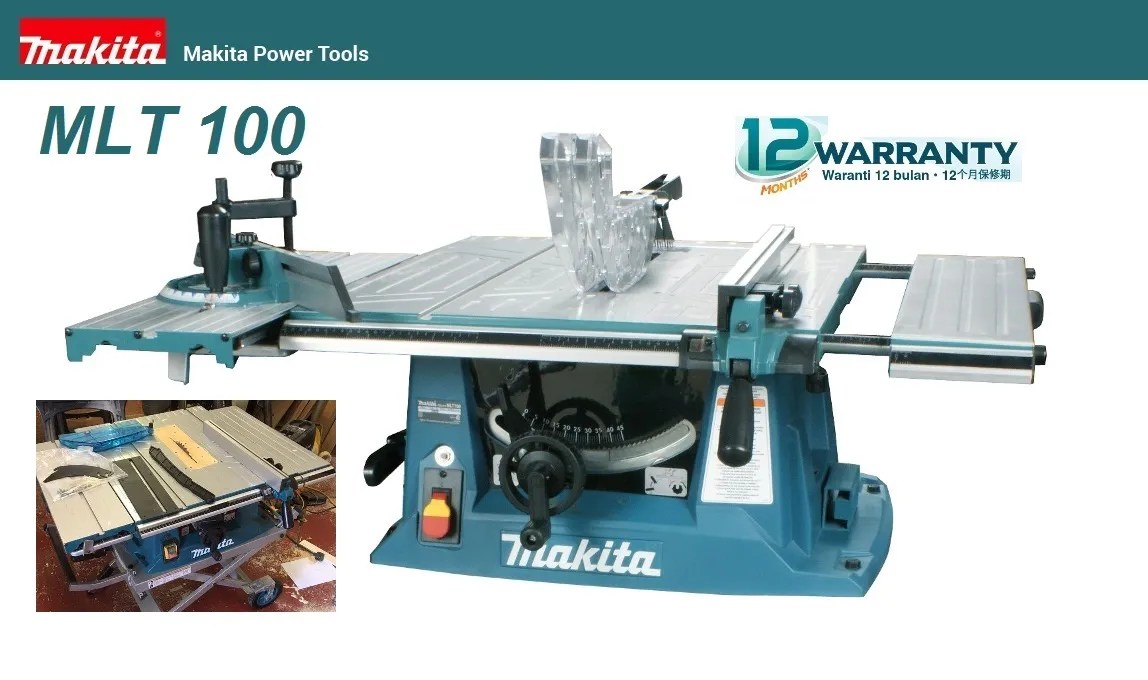 Makita MLT100 1.5kW 255mm (10") Table Saw MY Power Tools