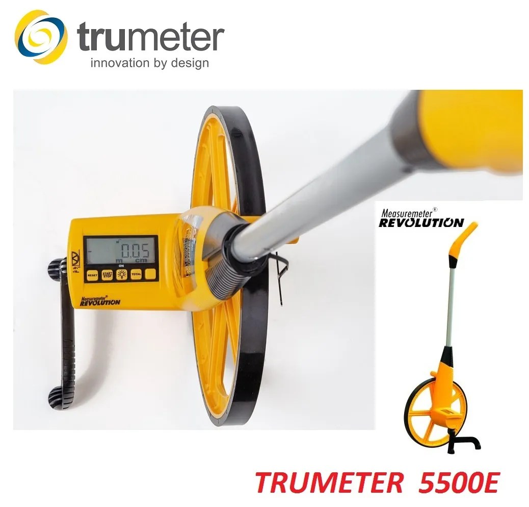 Trumeter 5500E Electronic Reading Road Distance Measuring Wheel MY