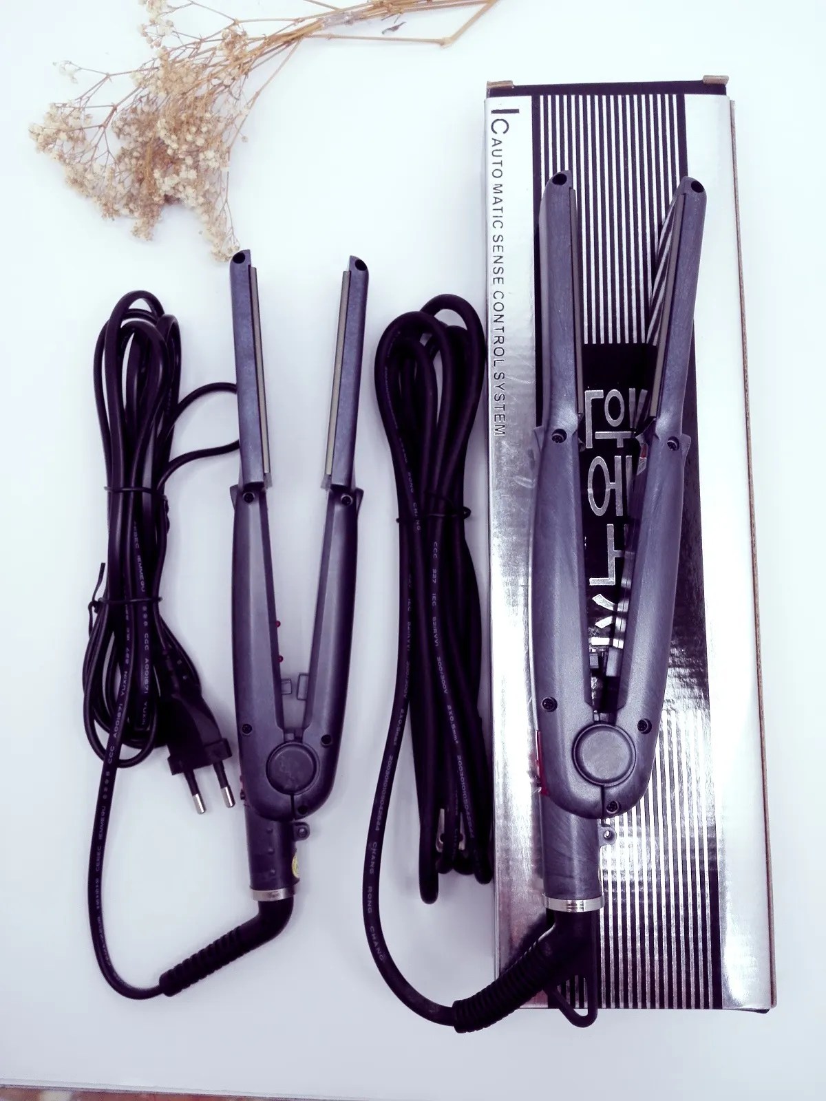 Professional Ion Flat Iron Straightening Crimper
