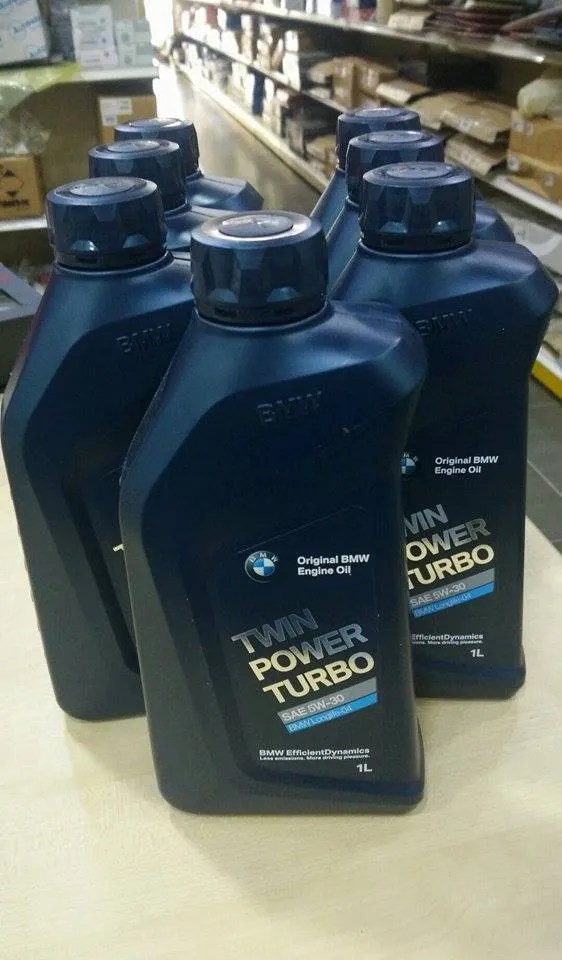 BMW ORIGINAL 5W30 LL04 TWIN POWER TURBO ENGINE OIL SERVICE KIT 5
