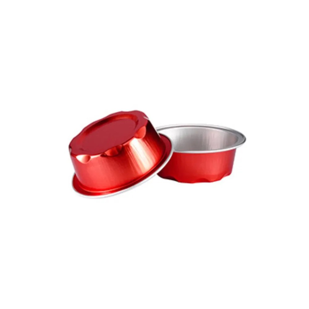 Pastry Pro, AP050A, MICROWAVEABLE Aluminium Foil Baking Cup Round