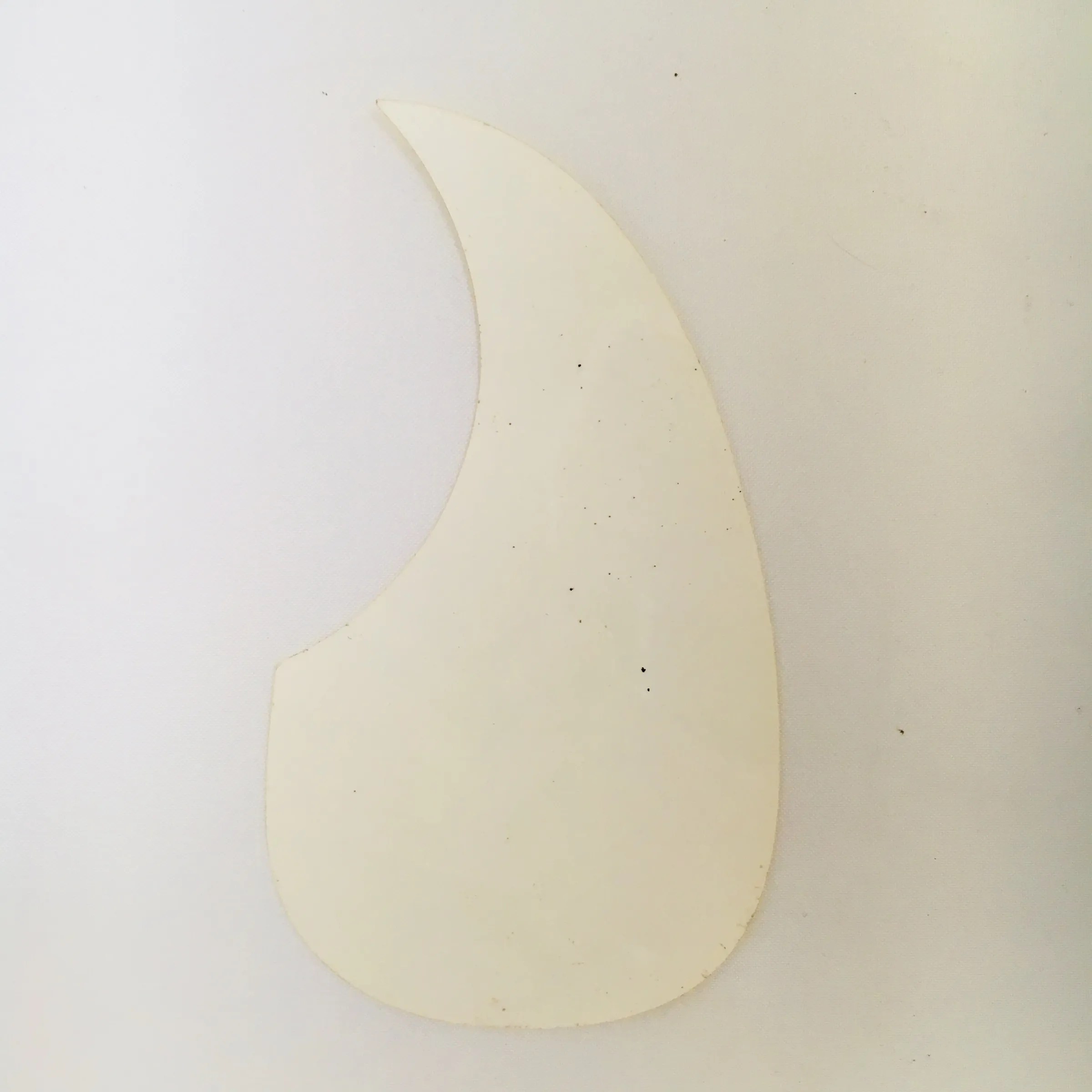 Acoustic Guitar Pickguard White gapnap