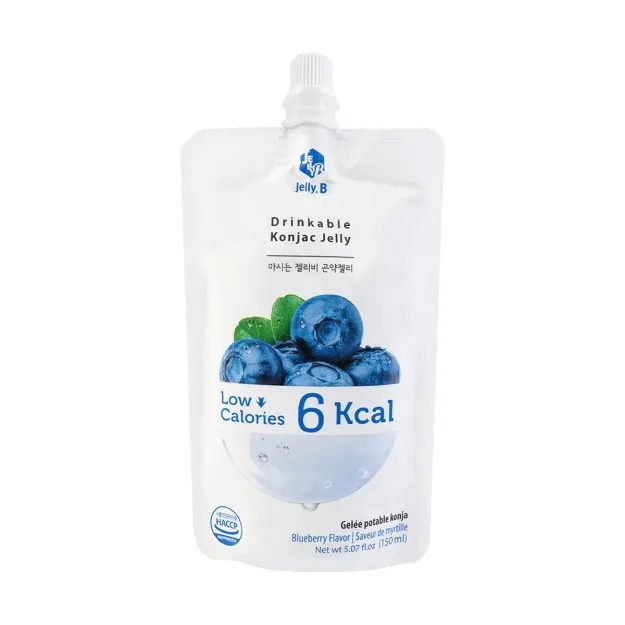Korea JELLY.B Drinkable Blueberry Konjac Jelly (150ml) Healthy Low
