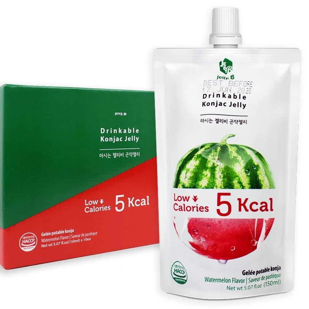 Korea JELLY.B Drinkable Watermelon Konjac Jelly (10x150ml 1Box