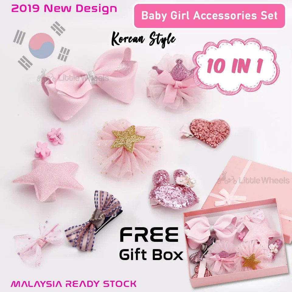 10 In 1 Baby Girl Accessories Set Etin Baby