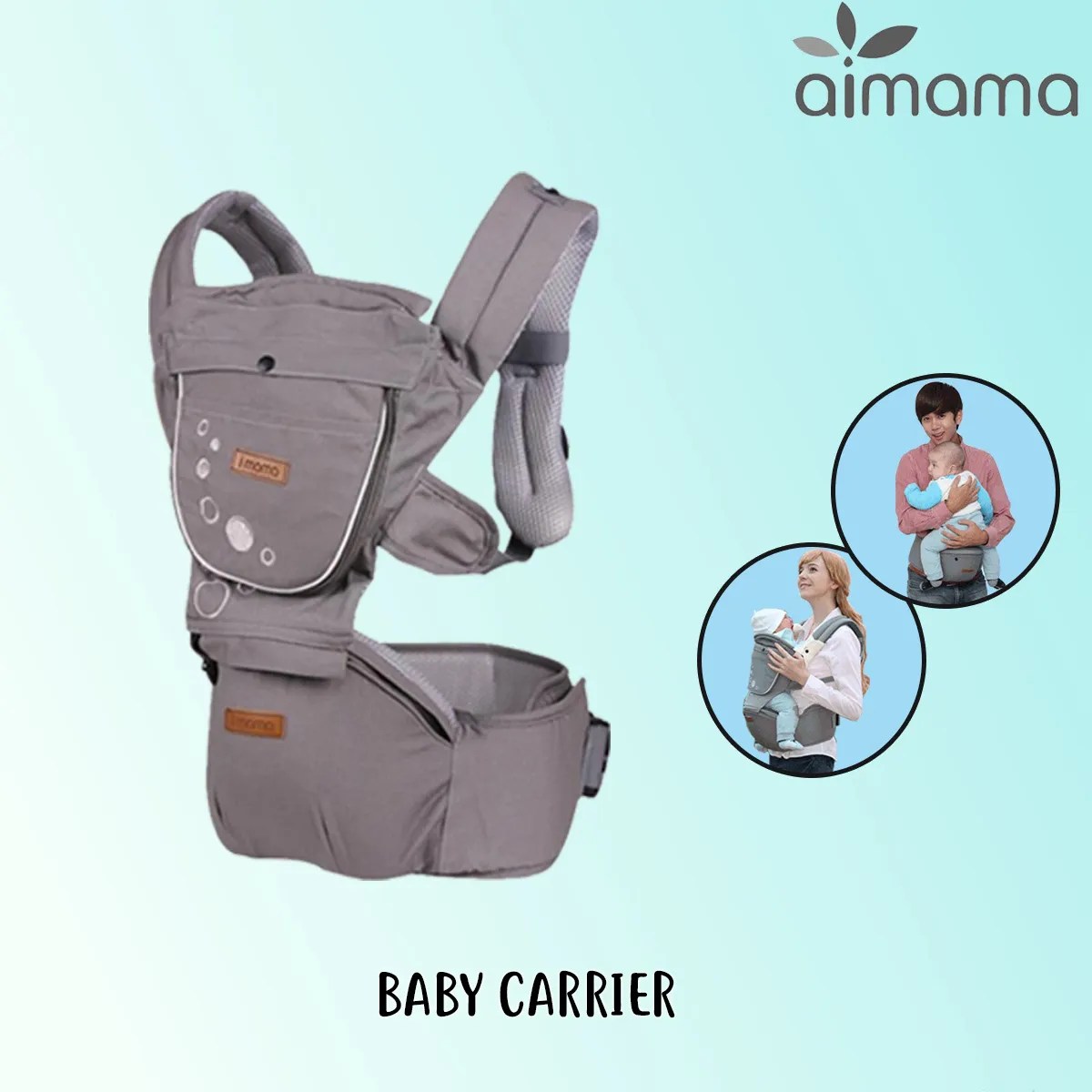 [PREMIUM] Comfortable Balanced Ai Mama Hip Seat Baby Carrier SERIMAMA