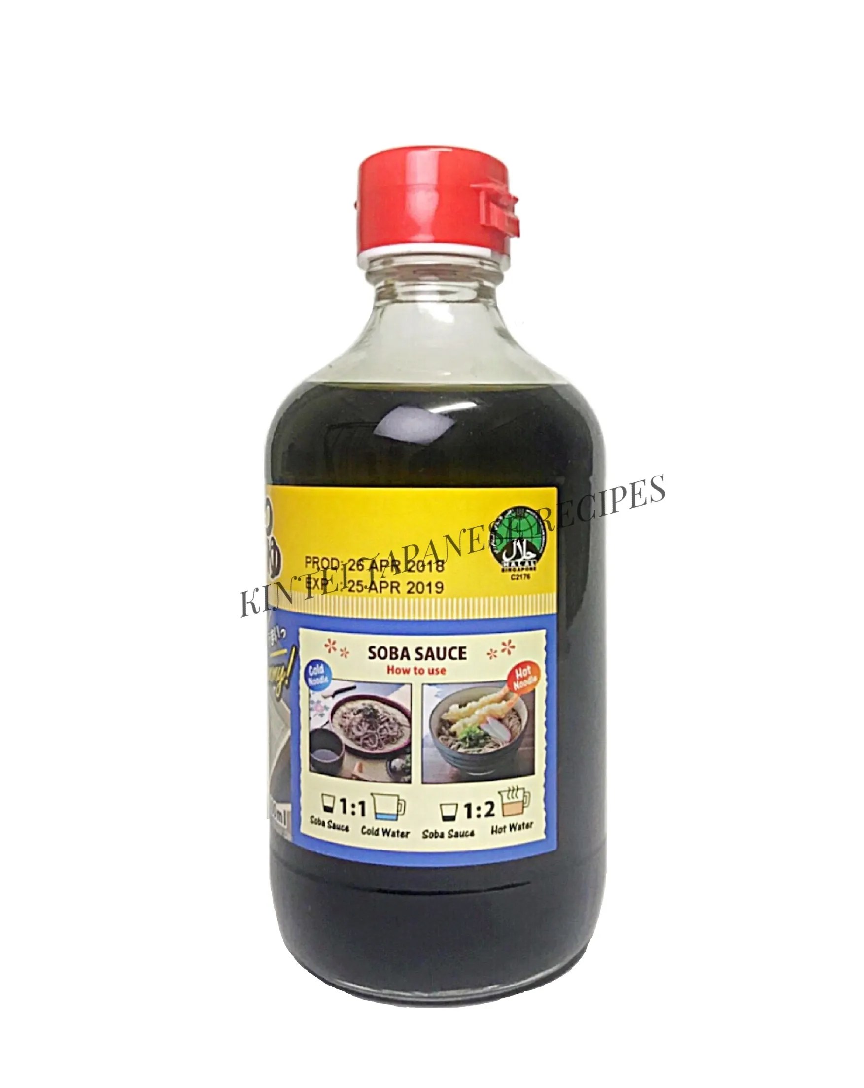 Hinode Soba Sauce 400ml (HALAL) Kintei Japanese Recipes & Groceries