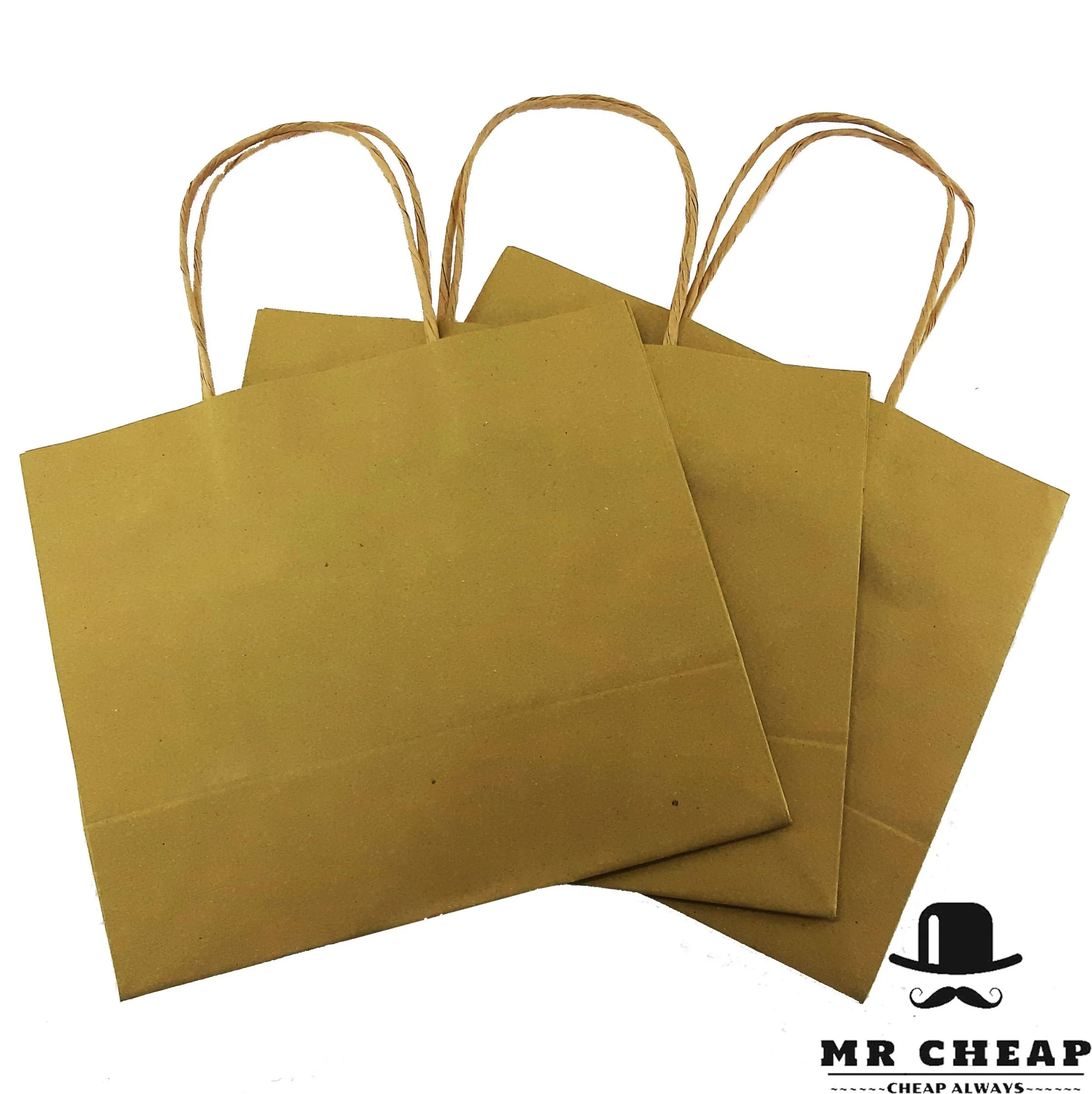 [New]Brown Twisted Handle Kraft Paper Bag (20Pcs) (S) 7038 Mr Cheap